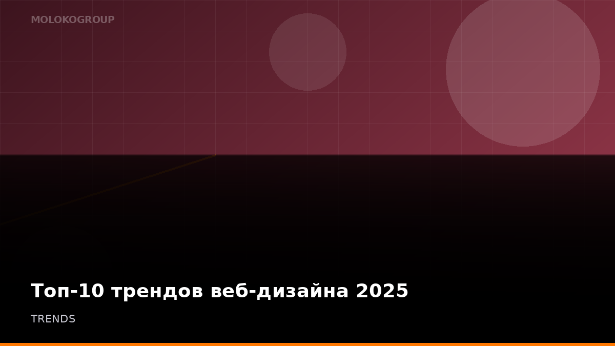 Топ-10 трендов веб-дизайна 2025