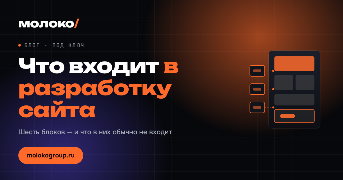 Что входит в разработку сайта под ключ