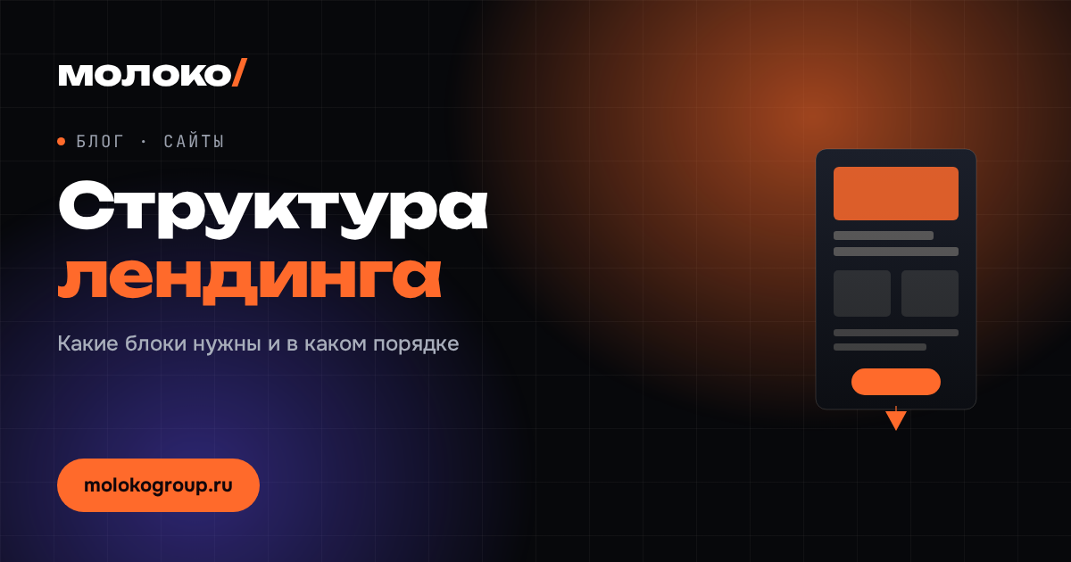 Структура лендинга: какие блоки нужны, чтобы приходили заявки
