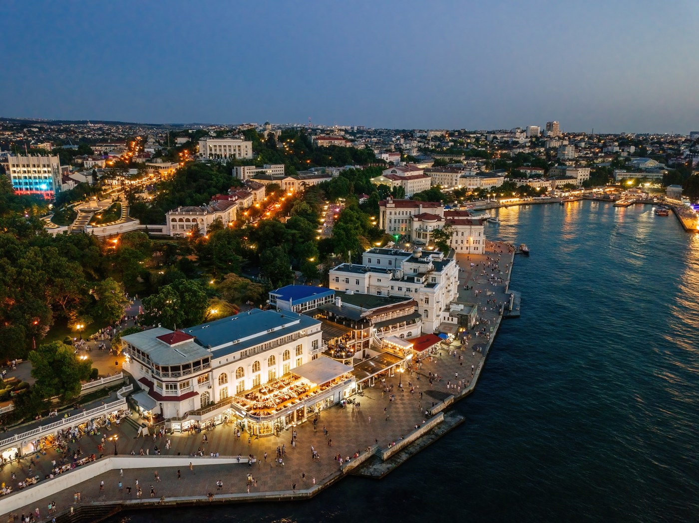 Вечерний Севастополь и морская прогулка